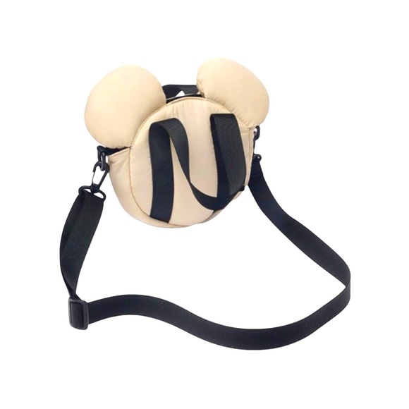 Zara Bags Nwt Zara Disney Mickey Mouse Quilted Crossbody Bag Ecru